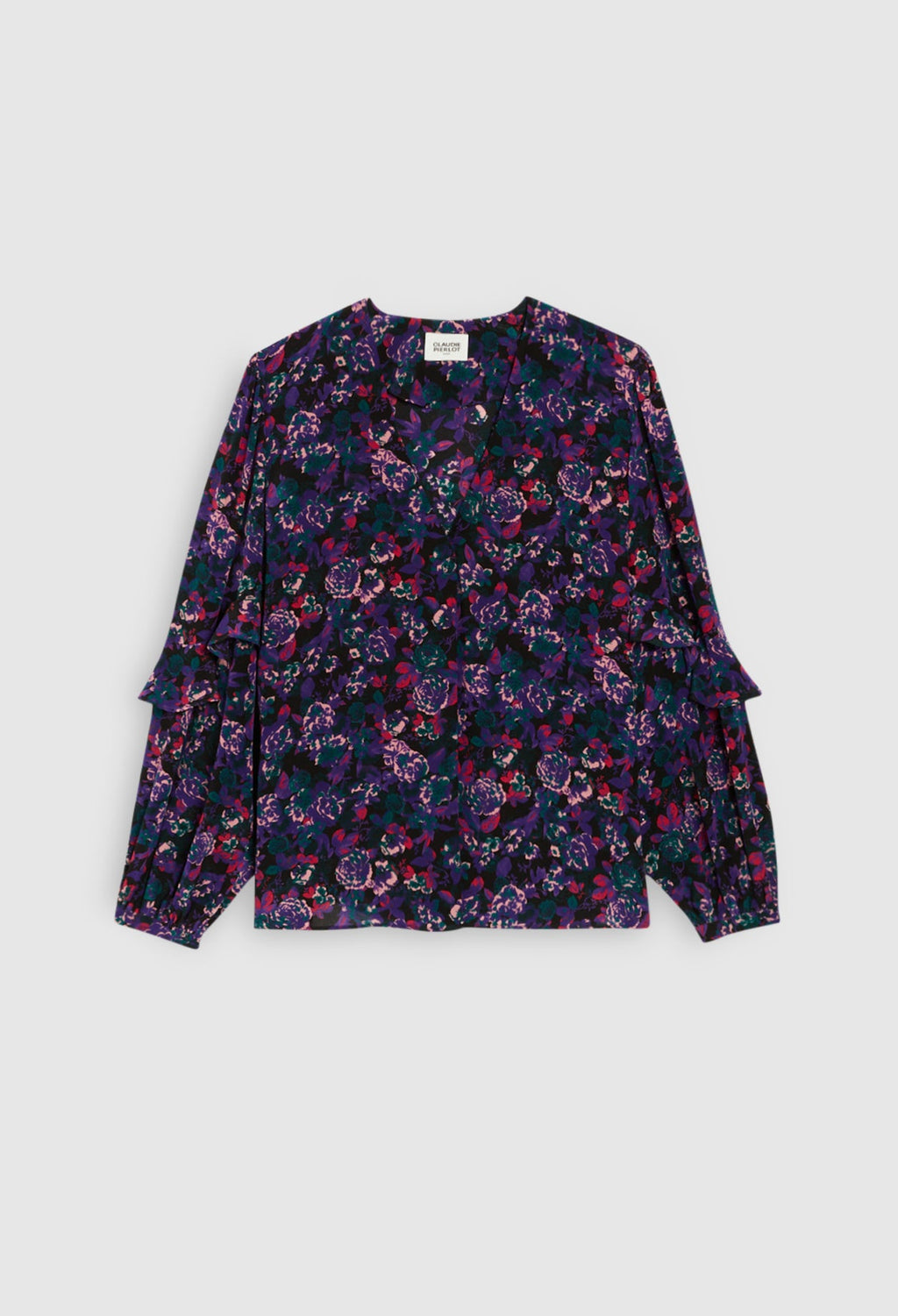 Claudie Pierlot - Top - Blandine - Estampado Oscuro