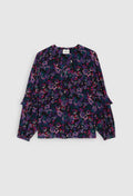 Claudie Pierlot - Top - Blandine - Estampado Oscuro