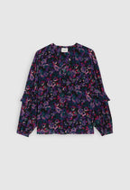 Claudie Pierlot - Top - Blandine - Estampado Oscuro