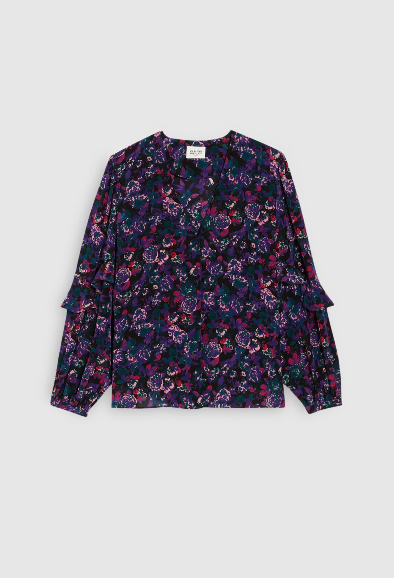 Claudie Pierlot - Top - Blandine - Estampado Oscuro