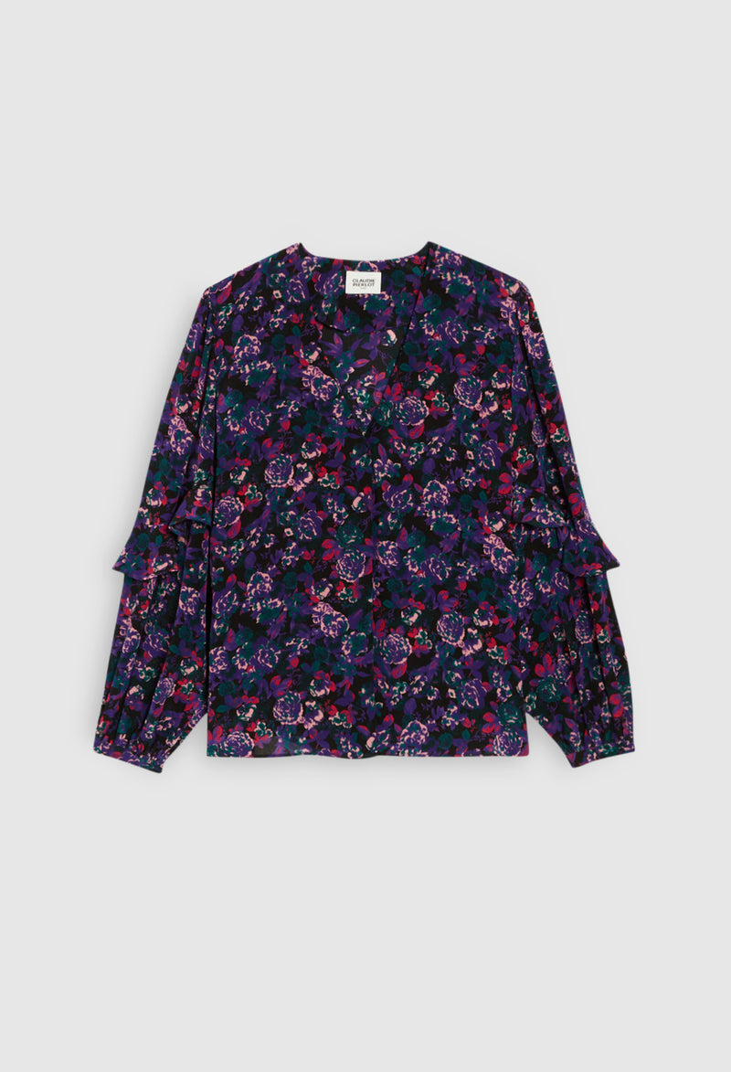 Claudie Pierlot - Top Blandine - Print Fonce