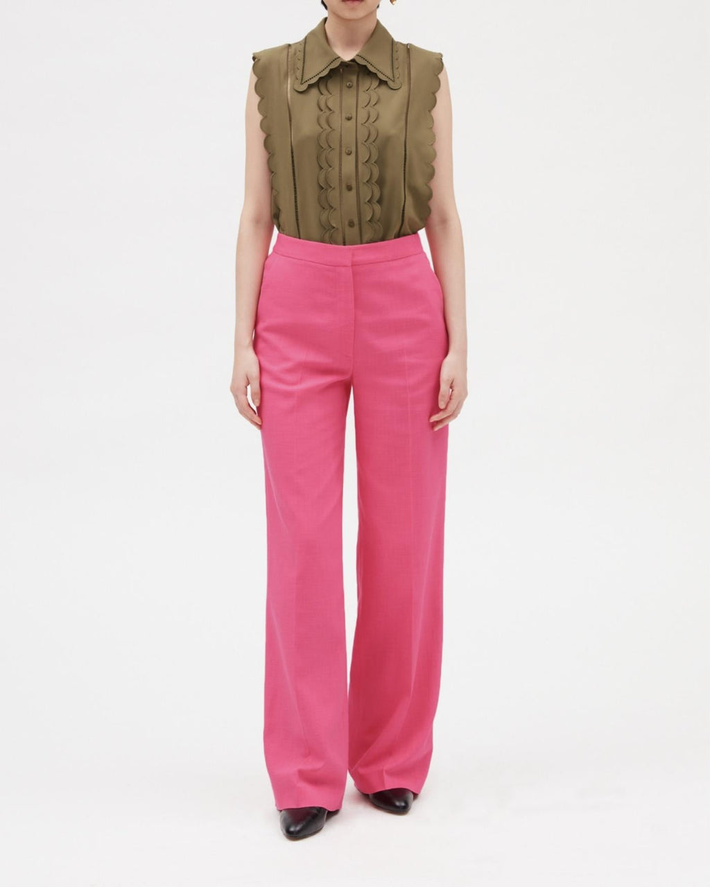 Claudie Pierlot - Top - Be Flower - Lichen