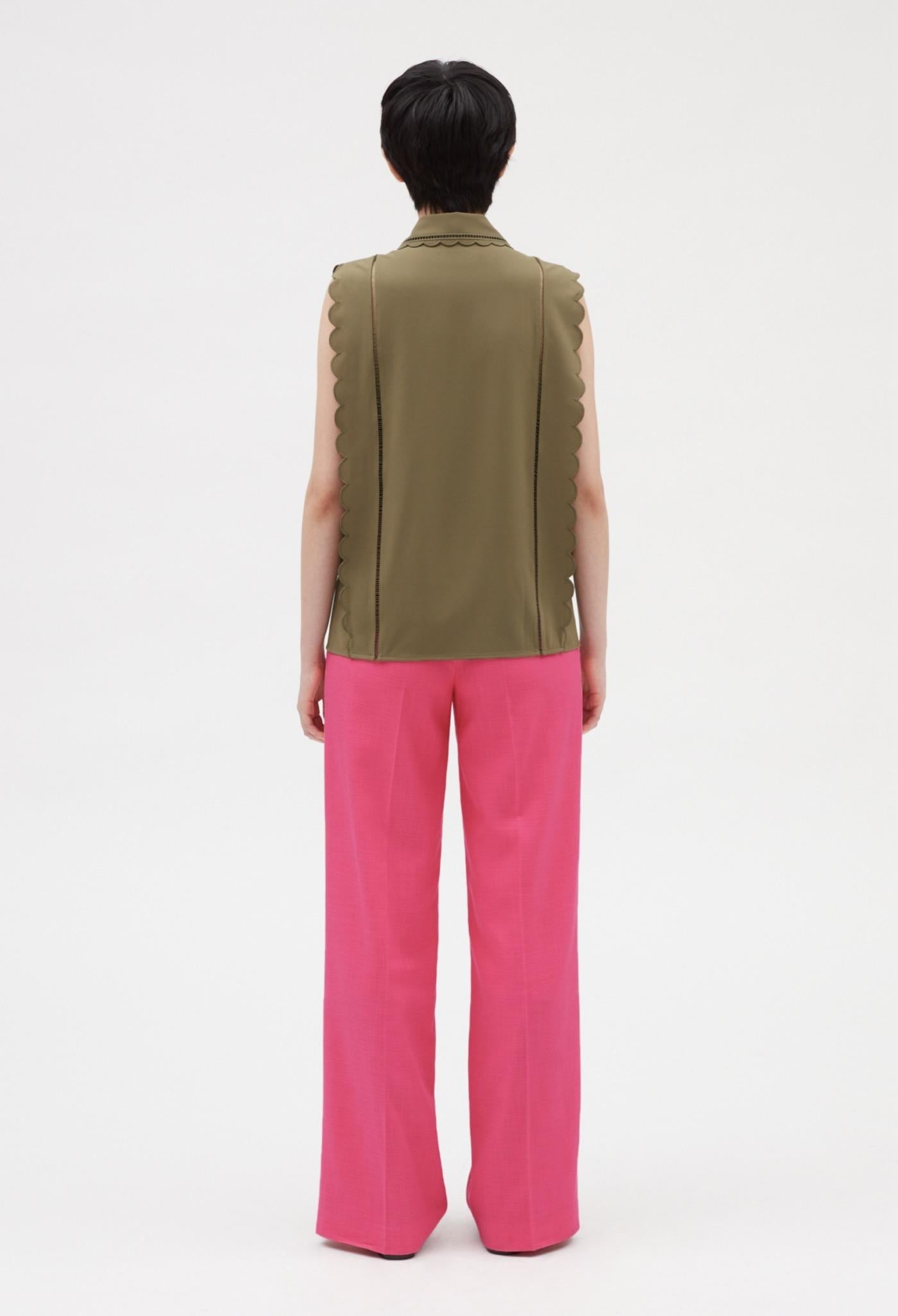 Claudie Pierlot - Top - Be Flower - Lichen