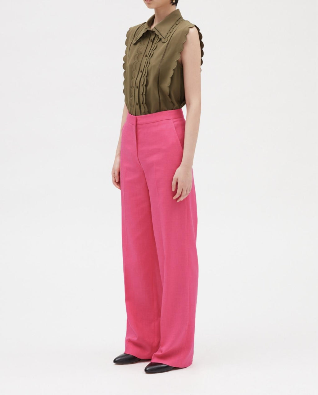 Claudie Pierlot - Top - Be Flower - Lichen
