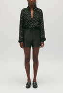 Claudie Pierlot - Top - Badel Lurex - Noir