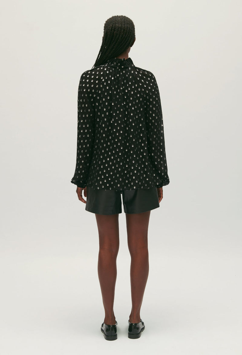 Claudie Pierlot - Top - Badel Lurex - Noir