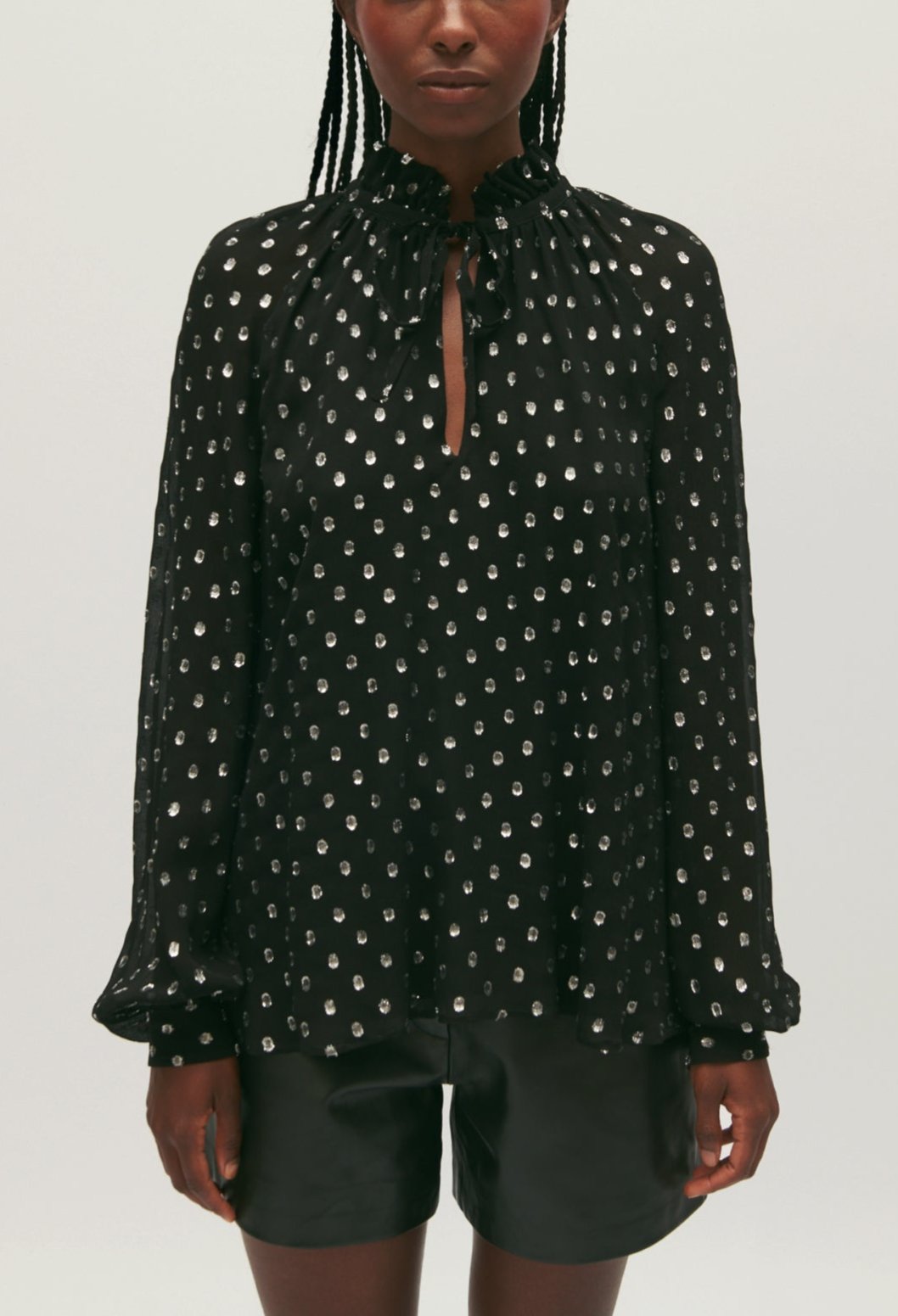 Claudie Pierlot - Top - Badel Lurex - Black