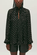 Claudie Pierlot - Top - Badel Lurex - Noir
