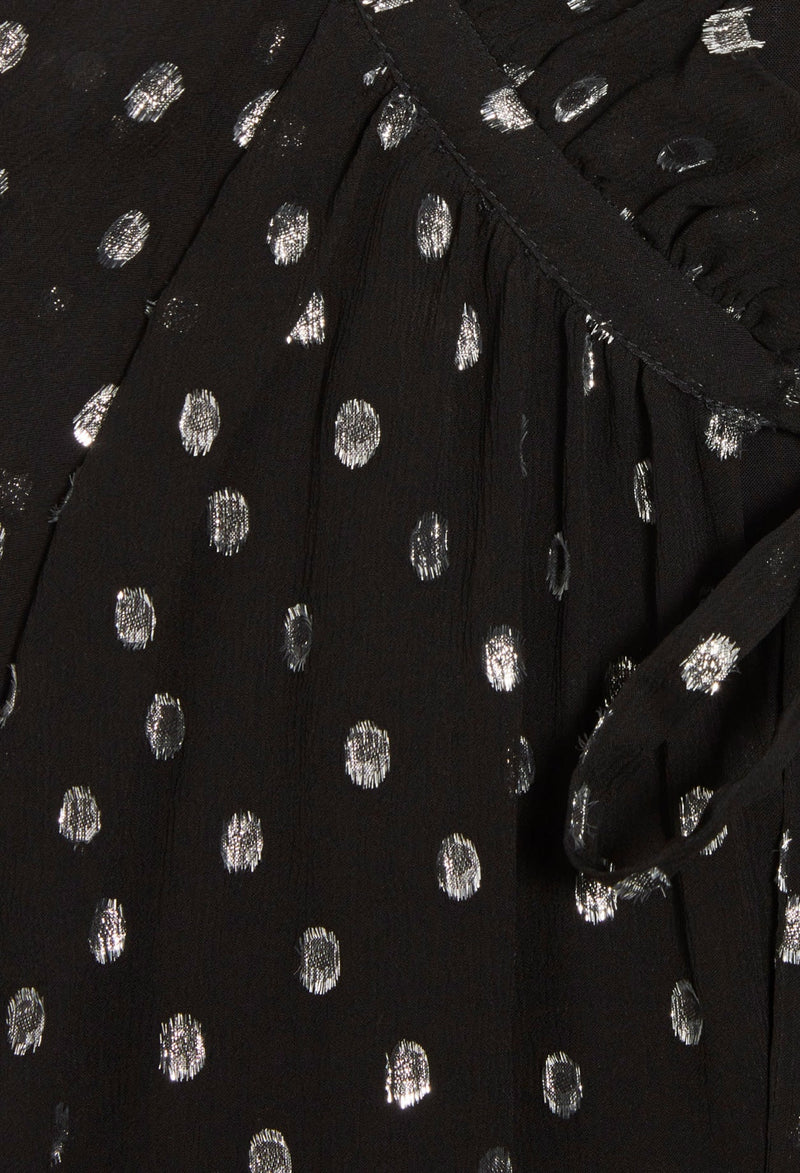 Claudie Pierlot - Top - Badel Lurex - Noir