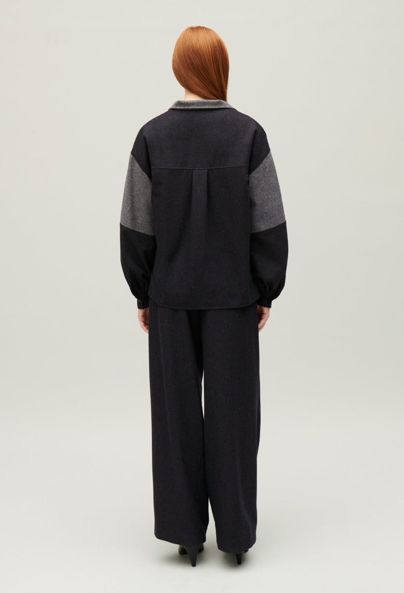 Claudie Pierlot - Top - Brume - Bicolore