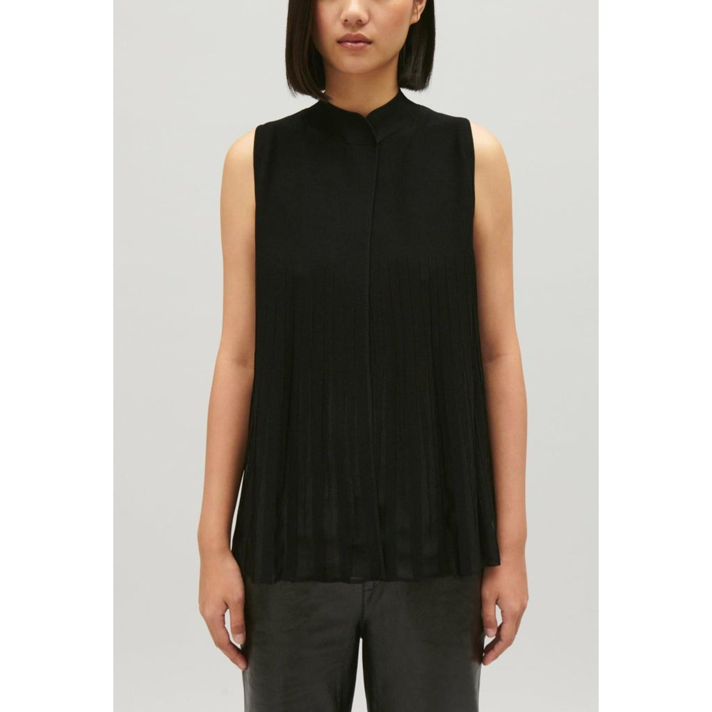 Blusa fluida sin mangas