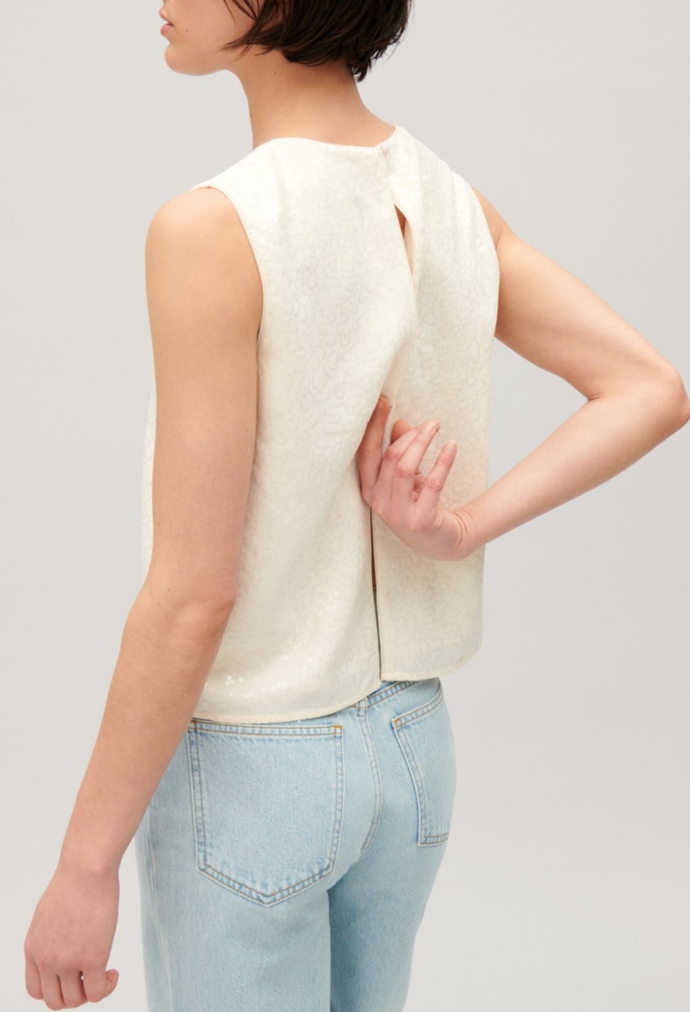 Claudie Pierlot - Top - Beaupaillette - Crudo