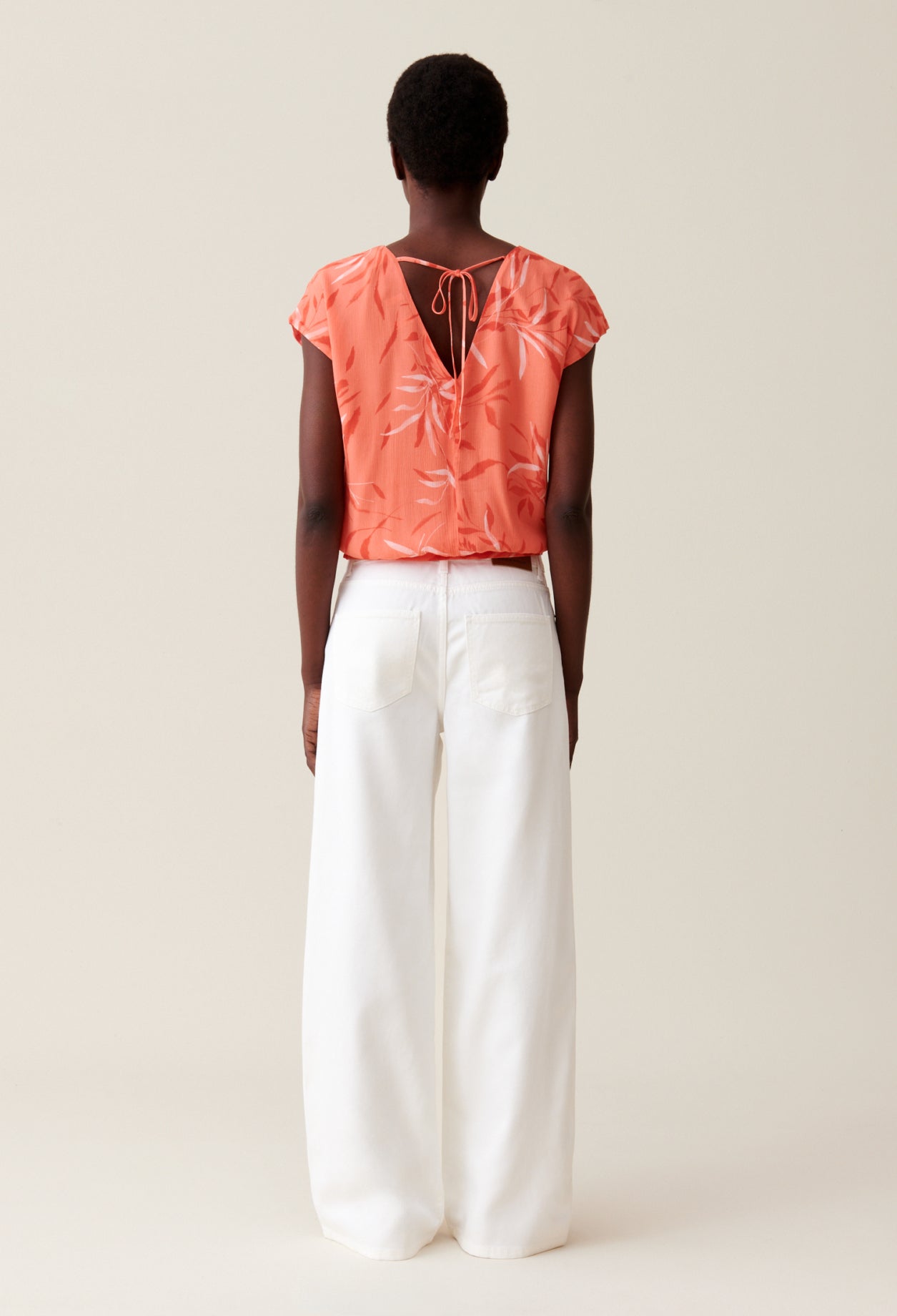 Claudie Pierlot - Top - Beky Feuille - Print Clair