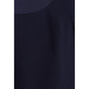 Blouse Fluide Ceinturée Marine