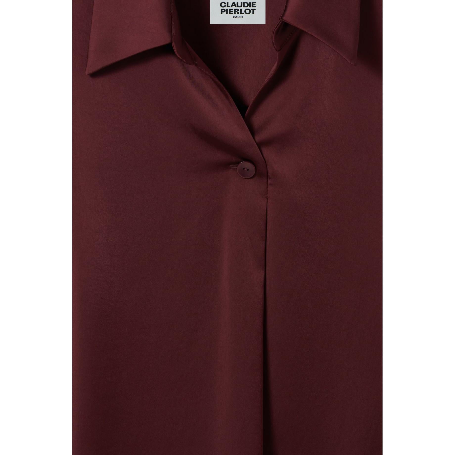 Blusa Fluida Cuello Abierto