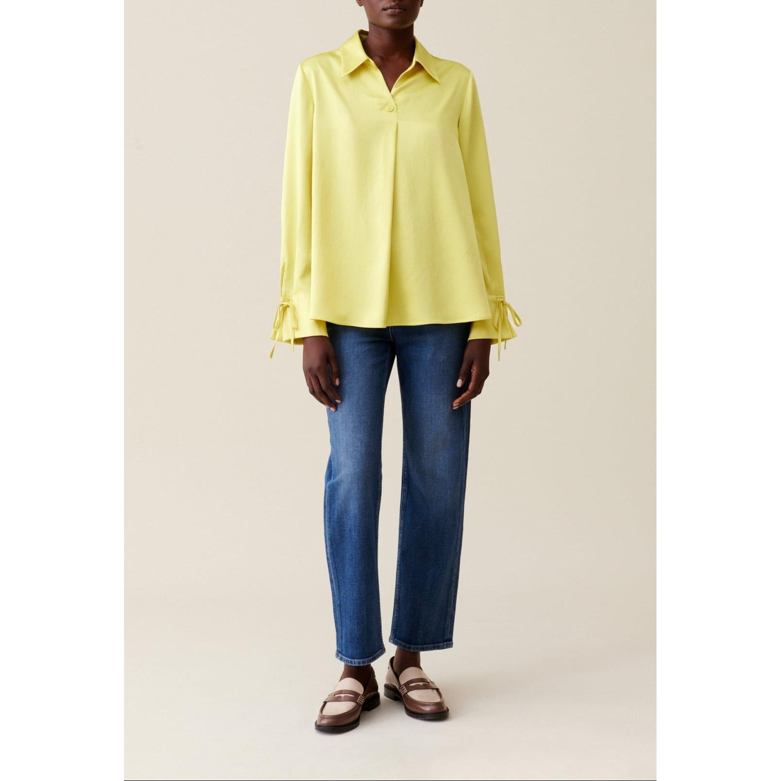 Blouse Fluide Col Ouvert