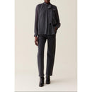 Blouse Lavallière Carreaux Fluide