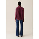 Blouse Lavallière Carreaux Fluide