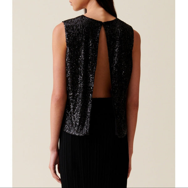 Black Beaupaillette Top