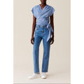 Claudie Pierlot - Striped Wrap Blouse