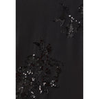 Claudie Pierlot - Top Negro Lentejuelas Bordadas