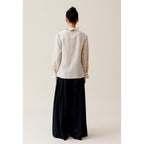 Blouse Rayée À Volants Multiples