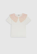 Claudie Pierlot - Tee Shirt Treflebis - Ecru