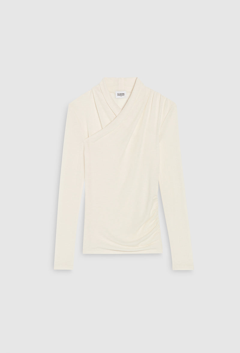 Claudie Pierlot - T-Shirt Taurussi - Blanc Cassé