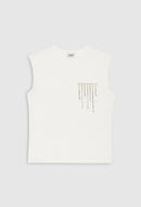 Claudie Pierlot - Tasmania T-Shirt - Ecru