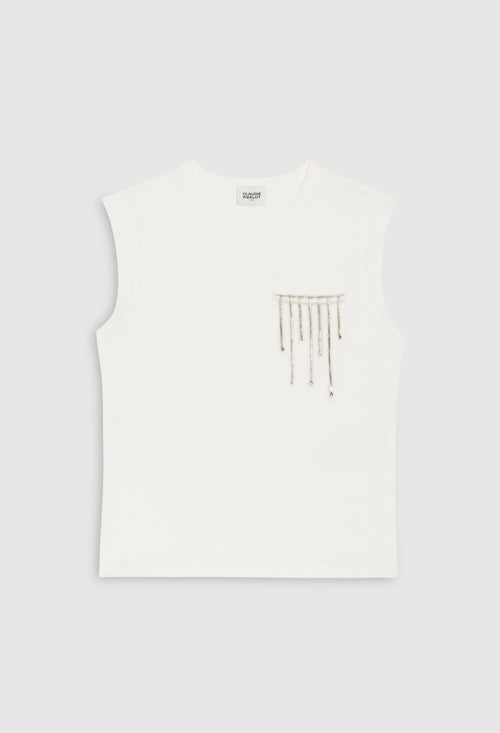 Claudie Pierlot - T-Shirt Tasmania - Écru