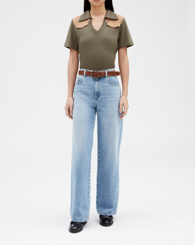 Claudie Pierlot - T-Shirts Tavi - Khaki