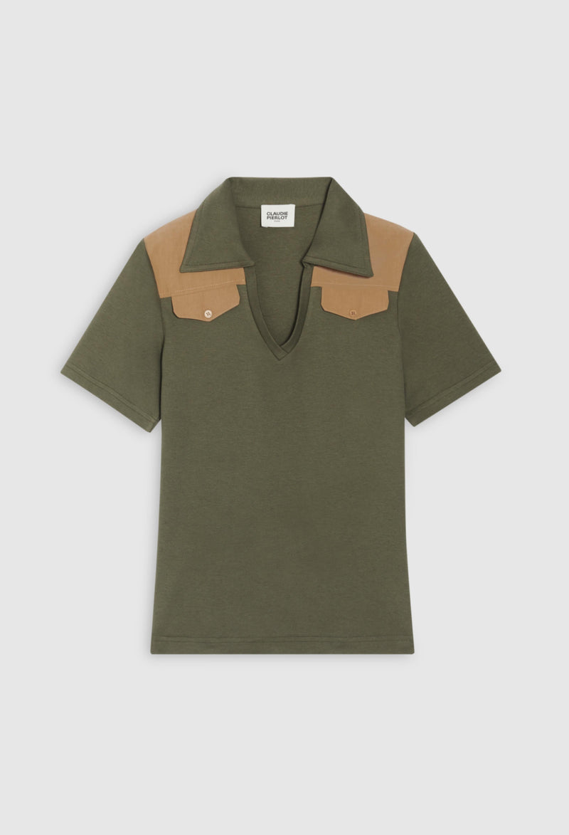 Claudie Pierlot - T-Shirts Tavi - Khaki