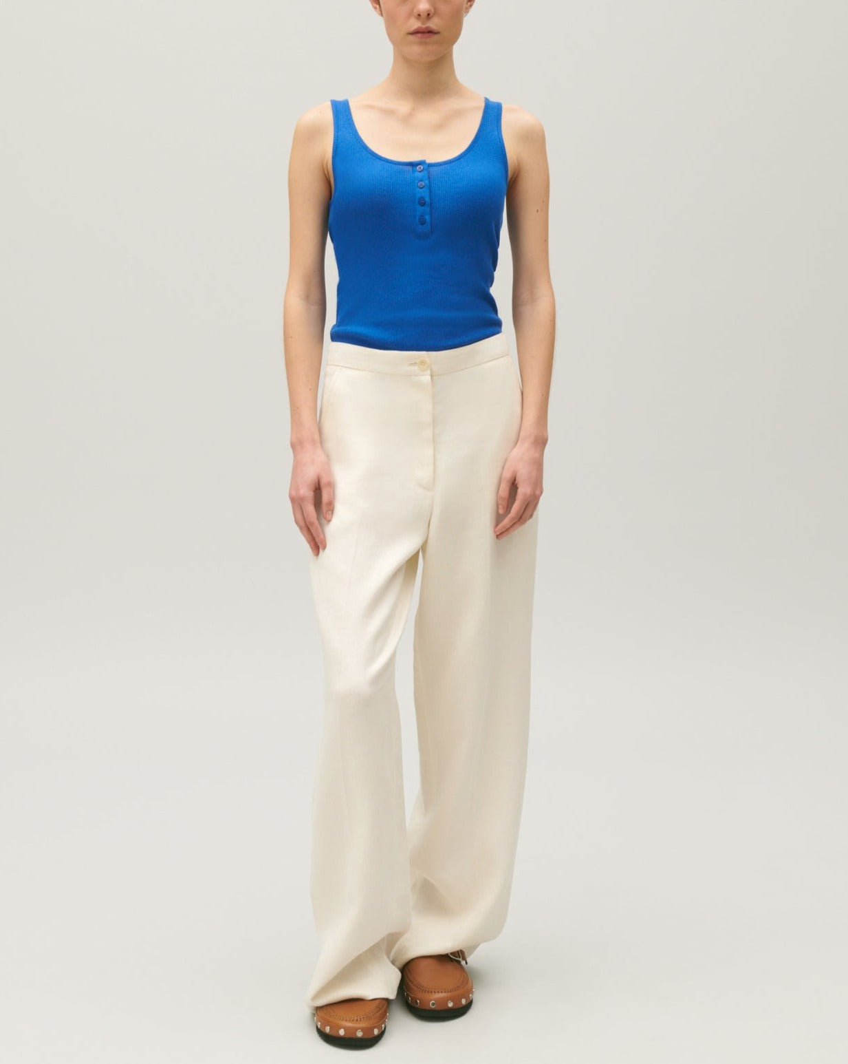 Claudie Pierlot - Camiseta - Togo - Azul Santorini