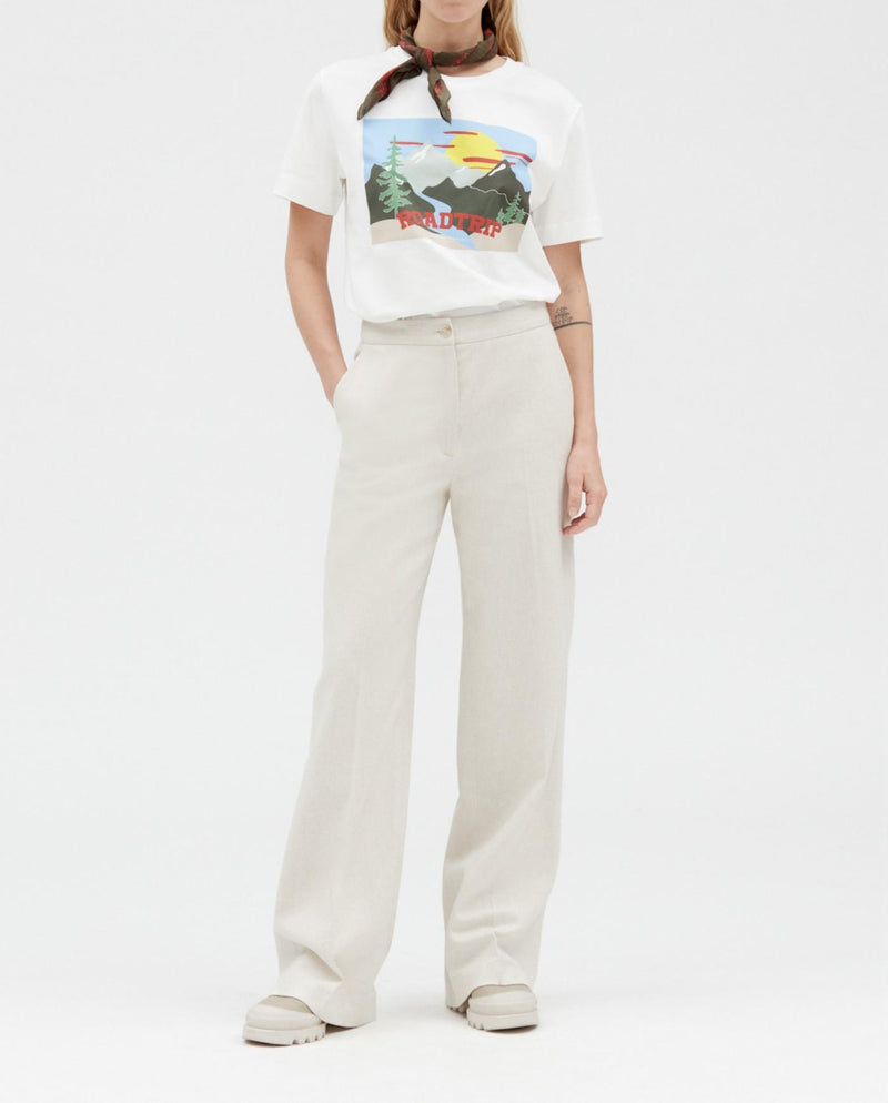 Claudie Pierlot - Camisetas Tocamp - Crudo