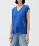 Claudie Pierlot - T-Shirts Takeaway - Bleu Santorin