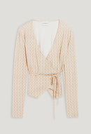 Claudie Pierlot - Tee Shirt - Trevor Monogramme - Print Clair