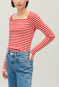 Claudie Pierlot - Camiseta - Tumiki Rayas - Rojo