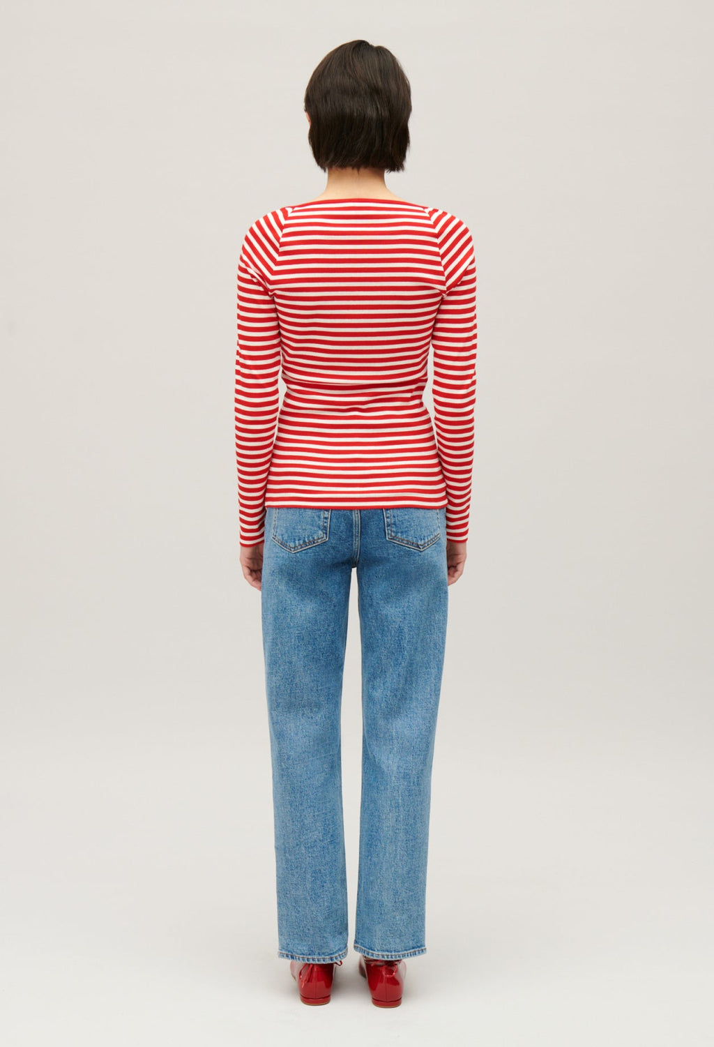 Claudie Pierlot - Camiseta - Tumiki Rayas - Rojo