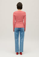 Claudie Pierlot - Tee Shirt - Tumiki Rayures - Rouge