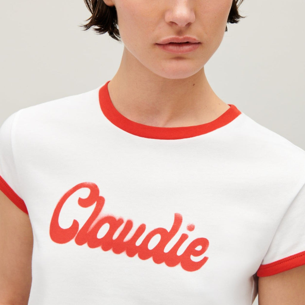 Claudie Pierlot - Camiseta - Tamet - Crudo