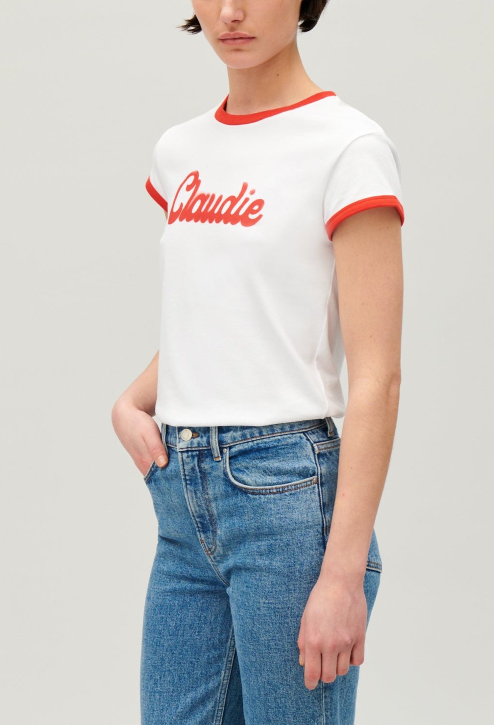 Claudie Pierlot - Camiseta - Tamet - Crudo