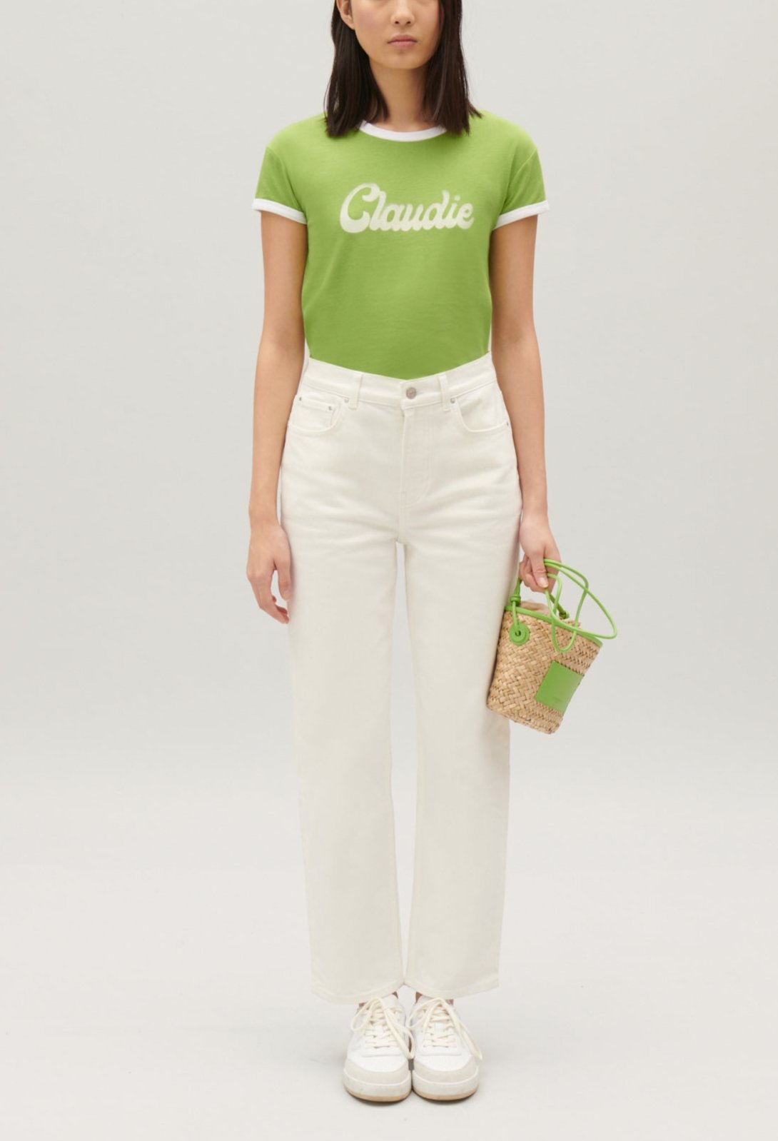 Claudie Pierlot - Tee Shirt - Tamet - Matcha