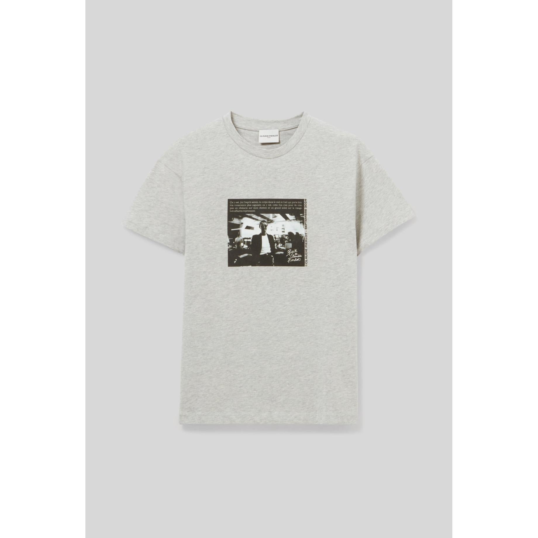 Camiseta Gris Jaspeado