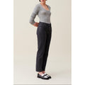 Claudie Pierlot - Top Maille Ajusté Col Rond Gris
