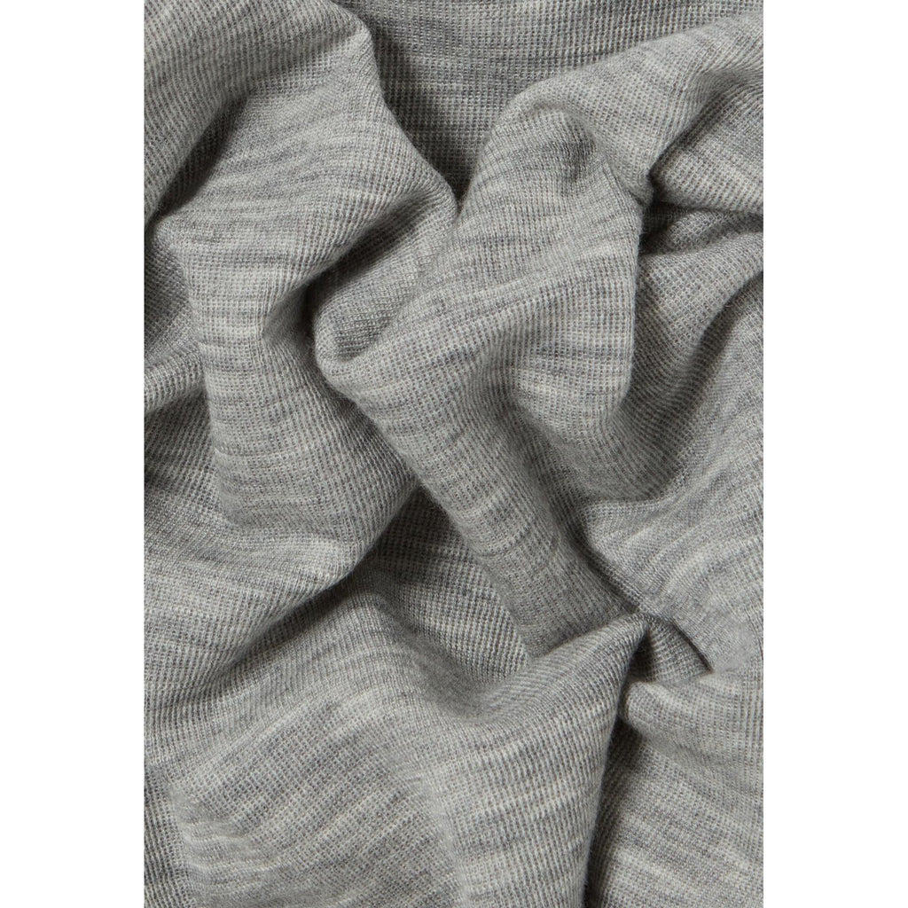 Claudie Pierlot - Top Maille Ajusté Col Rond Gris