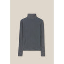 Top ajustado con cuello alzado