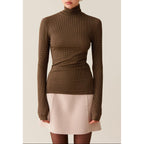 Fitted Funnel Neck Top