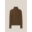 Top ajustado con cuello alzado