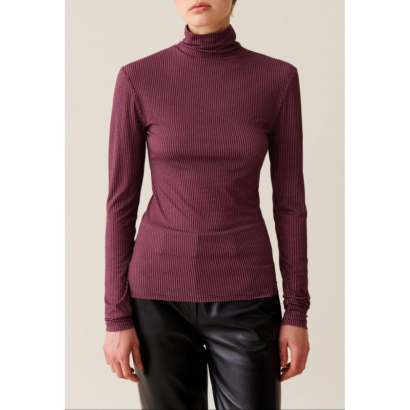 Fitted Funnel Neck Top