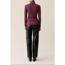 Fitted Funnel Neck Top